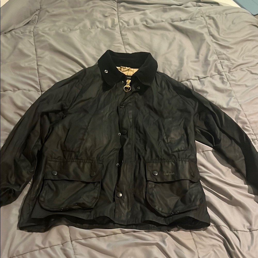 Barbour Black Military Field Jacket